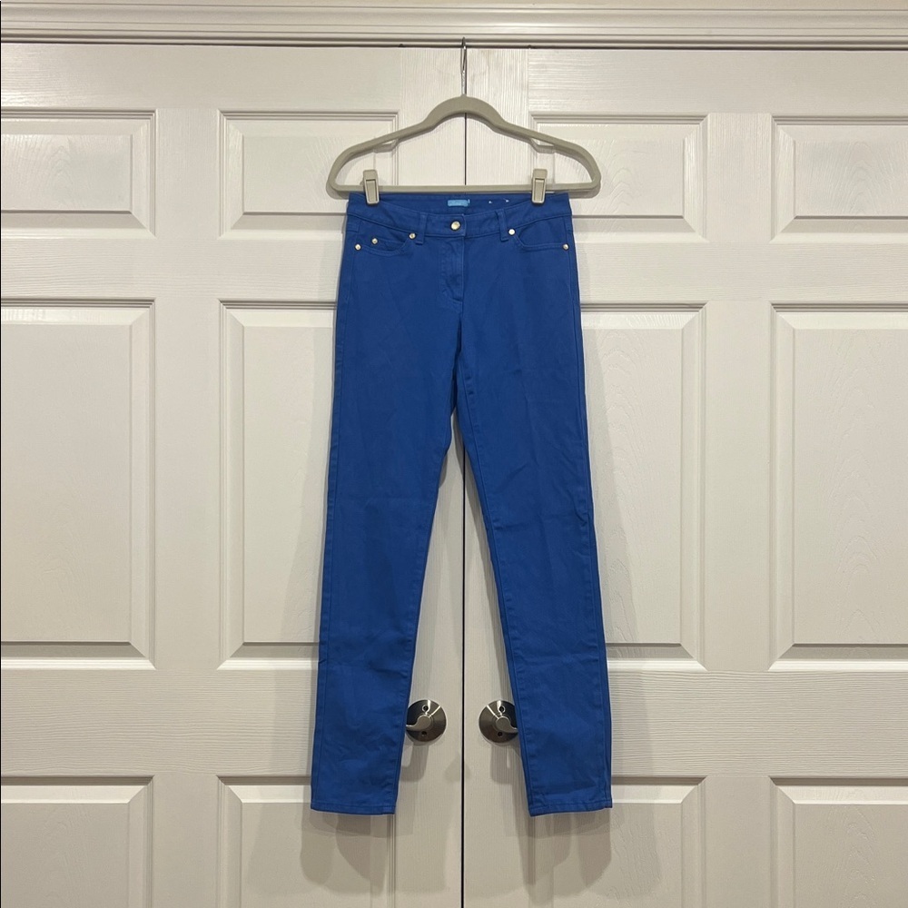 J. McLaughlin Lexi 5 Pocket Jeans Womens Blue Slim Fit Size 2